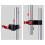 Supporto per ombrellone per sedia da pesca resistente con clip fissa, nero 3