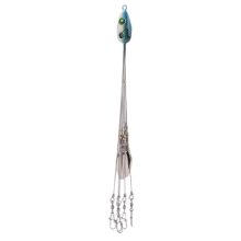 Paraplu‑rigs voor vissen op baarsstripers, zoetwater, blauw