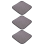 (3-pack) Microvezel Ground Ball-handdoek - 20 cm x 20 cm 2