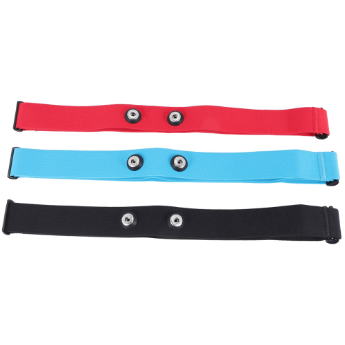3 Stück Herzfrequenz-Brustgurt, verstellbares elastisches Band A