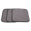 (3-pack) Microvezel Ground Ball-handdoek - 20 cm x 20 cm 3