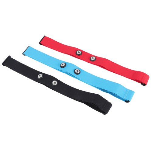 3 Stück Herzfrequenz-Brustgurt, verstellbares elastisches Band A 1