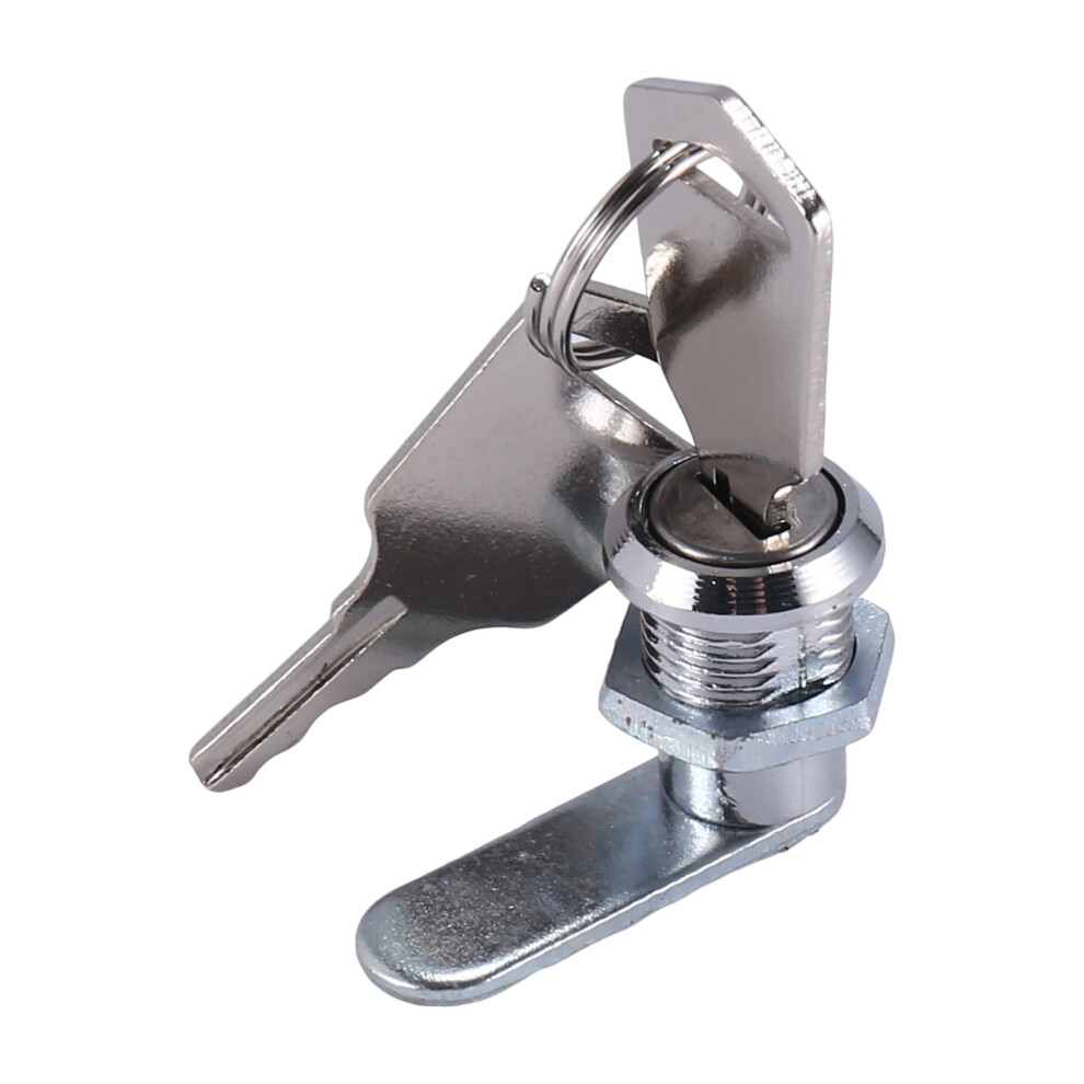 Cam Lock Desk Drawer Lock 16MM + 2 Keys-image-OPC-PJ2Z76M-NEW