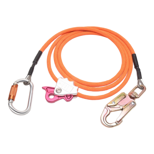 Steel Wire Core Flip Line Kit Adjustable Climbing Positioning Rope 2