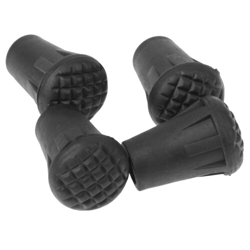 Conjunto de ponteiras acolchoadas intercambiáveis para bastões de caminhada. 1
