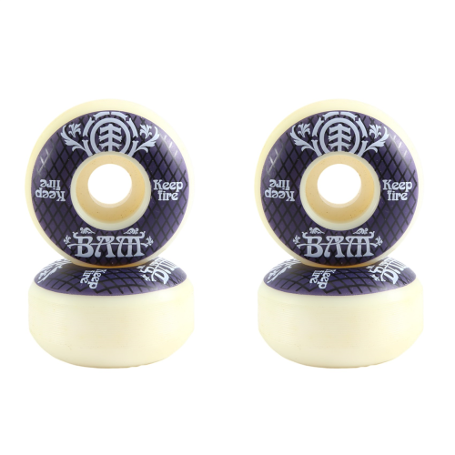 4 pièces de roues de skateboard de 54 mm PU 85A pour planche de rue