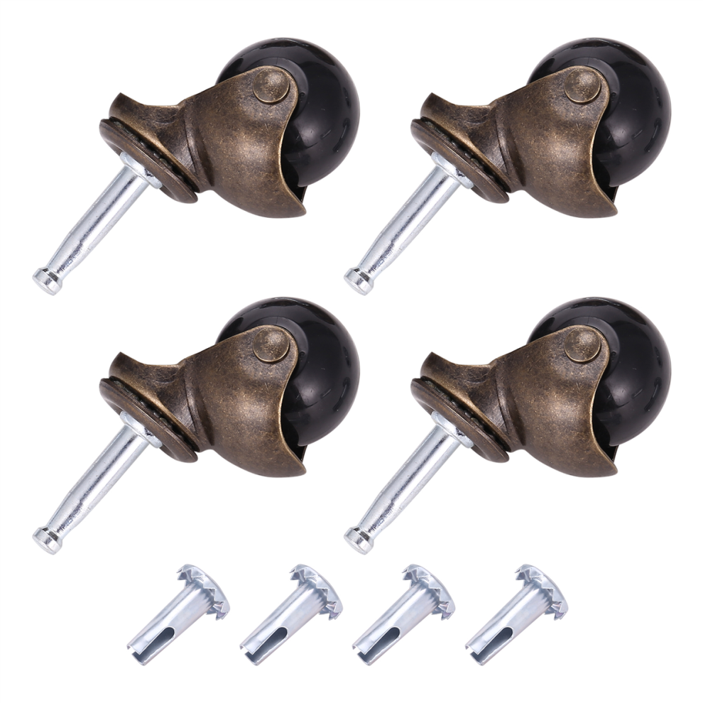 1.5Inch Ball Casters Wheels For Furniture Casters Set Of 4 4853934830870