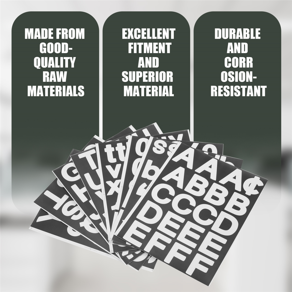 12 FEUILLES D'AUTOCOLLANTS De L'alphabet, Lettres Et Chiffres, Autocollants EUR 10,84 - FR