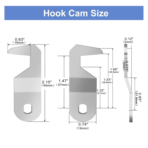Tool Box Lock, 5/8In Cabinet Cam Lock Keyed Alike,Tool Box Lock 2