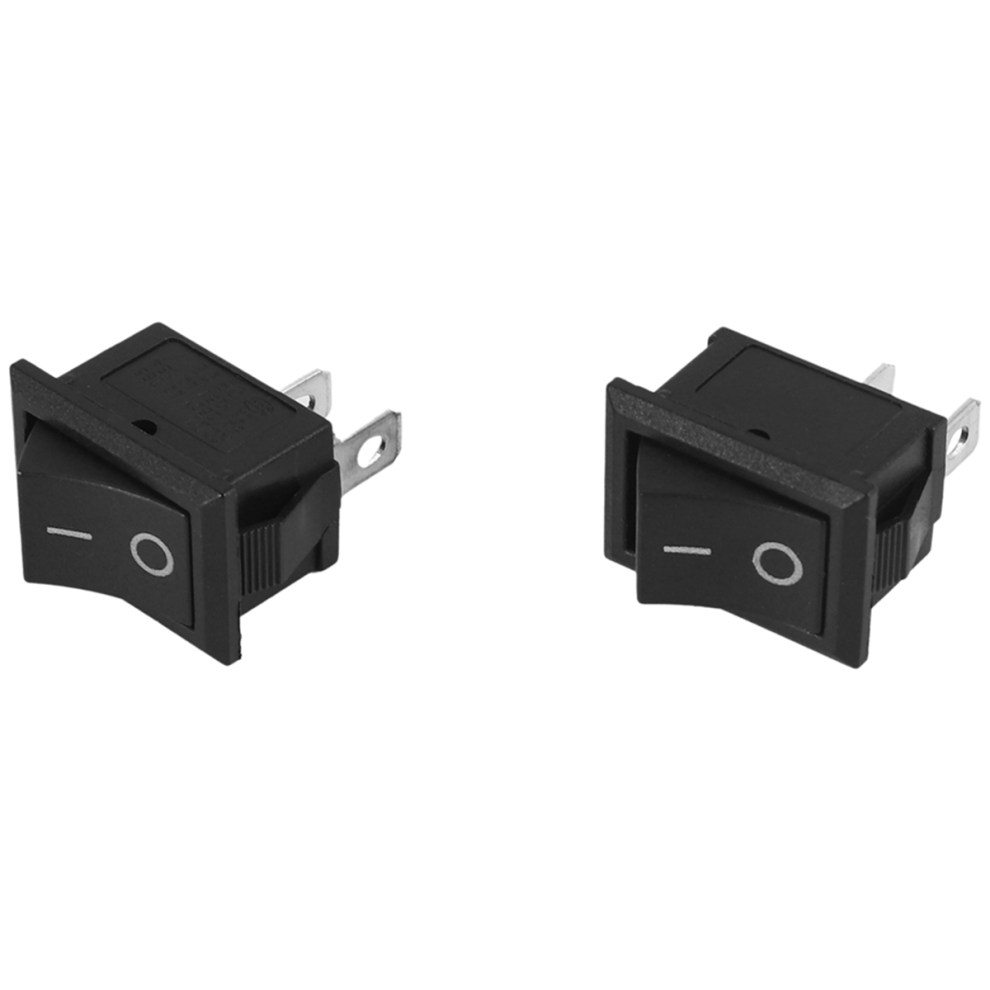 2 Pcs Ac 6A/250V 10A/125V 2 Pin 2 Position On/Off Rocker Switch Kcd1 4853934853664