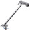 Rallonge de bras de douche réglable, finition chromée, 28 cm (11 pouces) 1