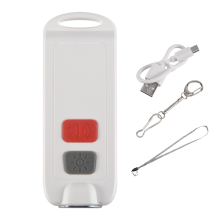 Persönlicher Alarm, Sicherheitsalarm für Frauen mit SOS-LED-Licht, 130-dB-Sirene