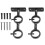 Support de tringle à rideaux, 2 supports de tringle à rideaux doubles, tringle double 3