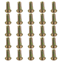 Rivet-écrou multi-prise, M8, tige pré-bourrée, acier au carbone, finition zinguée