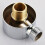 Coude d'alimentation mural, flexible rond en laiton pour douche - Argent 3