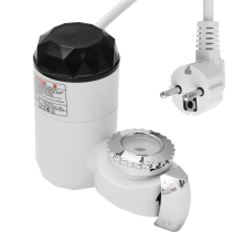 Aquecedor de água elétrico com visor de temperatura para cozinha, plugue europeu A