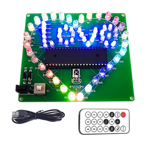 Kit électronique à monter soi-même, cadeau de Saint-Valentin sans coque