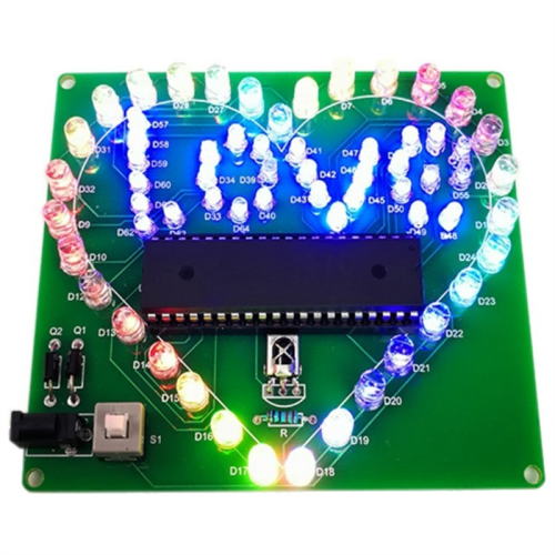 Kit électronique à monter soi-même, cadeau de Saint-Valentin sans coque 1