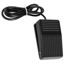 AC 250V 10A SPDT NO NC Halkfri Plast Momentär Fotpedalströmbrytare Svart