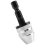 Adaptateur/convertisseur de mandrin de perçage sans clé 6 mm argent + noir, queue hexagonale 2