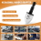 Adaptateur/convertisseur de mandrin de perçage sans clé 6 mm argent + noir, queue hexagonale 5