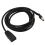 Cabo USB AUX IN preto com conector de 3,5 mm e 10 pinos para carro, compatível com BMW E39, E53, BM54 e X5. 2