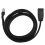 Cabo USB AUX IN preto com conector de 3,5 mm e 10 pinos para carro, compatível com BMW E39, E53, BM54 e X5. 3