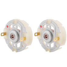 2 stuks Rs550 motor met koperen borstel en borstelhouder voor elektrische schroevendraaier