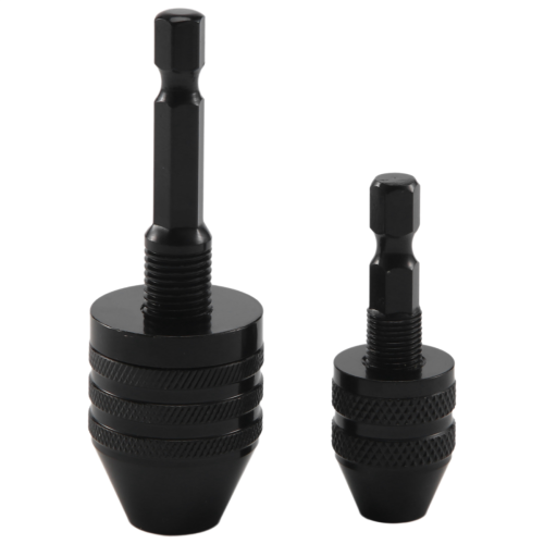 2 pièces de mandrins de perceuse sans clé de queue hexagonale, convertisseur perceuse-tournevis 2