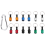Conjunto de 12 Extensores para Bits de Chave de Fenda com Encaixe Hexagonal de 1/4" (6 Cores) 2