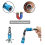 3-delige set 60 mm gipsplaat-schroefbits magnetische bithouder 1/4 inch hex 6