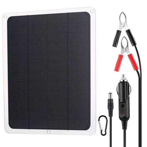 Solar Battery Trickle Charger Maintainer 12V Waterproof Solar Panel 1