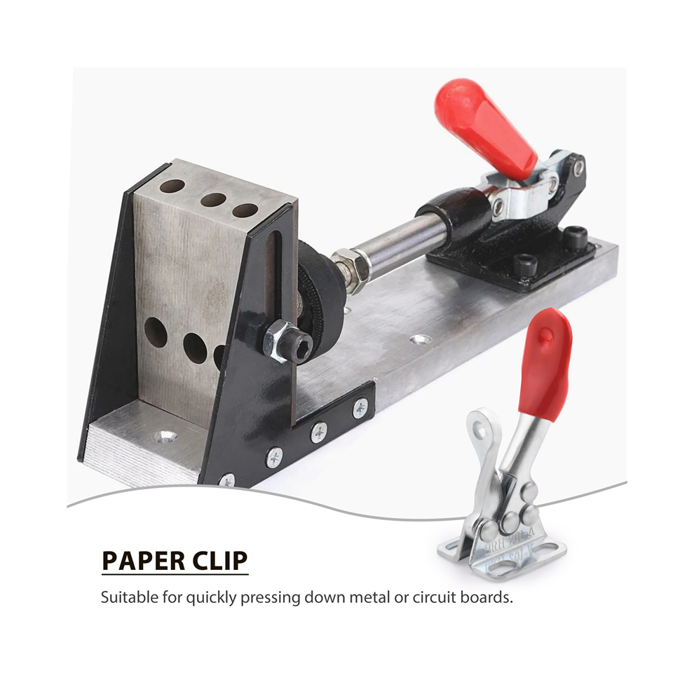 4Pcs 60Lbs Antislip Covered Hand Tool Toggle Horizontal Clamp 201A 4853934881179