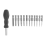 Conjunto de 12 peças de bits Torx com haste hexagonal de 1/4 de polegada, T5-T40, com 1 cabo 1