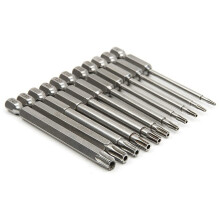 11 stuks T6-T40 Torx-schroevendraaierbitset, boorbits van 3 inch lang