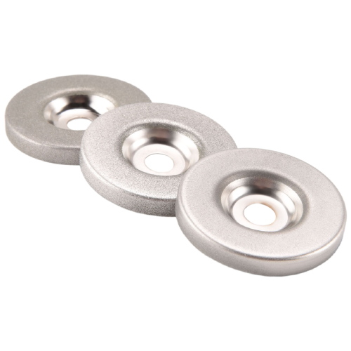 Lot de 3 disques à meuler diamantés de 56 mm, grain 180/320/600, pour meuleuse électrique 2