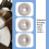 Lot de 3 disques à meuler diamantés de 56 mm, grain 180/320/600, pour meuleuse électrique 7