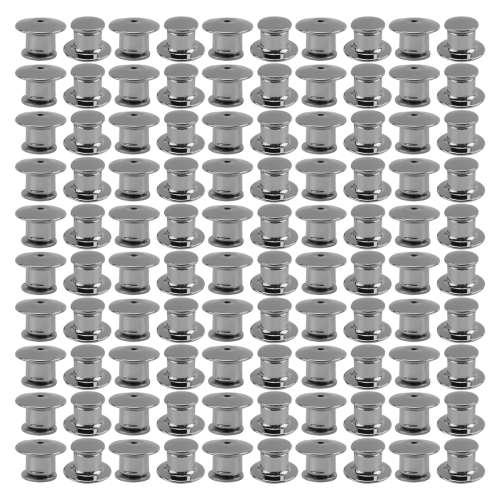 100 pièces d'attaches d'épingle verrouillables pour broches émaillées 1