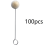 100Pcs Leather Carving Dyed Wool Ball Brush Oily Dye Daubing Tool 6