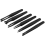 Kit de ferramentas antiestáticas com 6 pinças de plástico (preto) 4