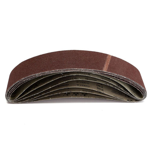 Pacote com 6 cintas de lixa de grão 40, 100 x 915 mm (4 polegadas x 36 polegadas) 2