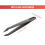 10 pinzette antistatiche con punta in plastica nera, lunghezza 12 cm 7