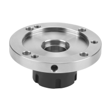 Pinça ER32 de 100 mm de diâmetro para torno compacto com tolerância rigorosa.