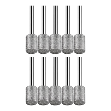 10 stuks 8 mm cilindrische kop diamantfreesgereedschap voor steenbewerking