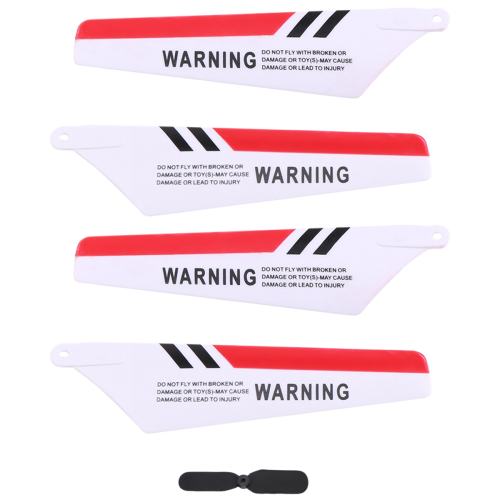4 x Pales S107 S107G Gyroscope Télécommande Hélicoptère Réparation ROUGE 2