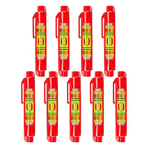Conjunto de 9 ferramentas de nivelamento com linha de 3 polegadas para pendurar quadros na parede.