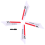 4 x Pales S107 S107G Gyroscope Télécommande Hélicoptère Réparation ROUGE 2