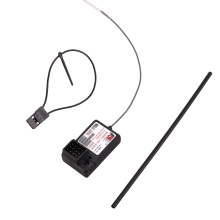 Récepteur GR3E 3 canaux 2,4 GHz pour voitures et bateaux radiocommandés GT3, GT3B, GT3C et GR3C.