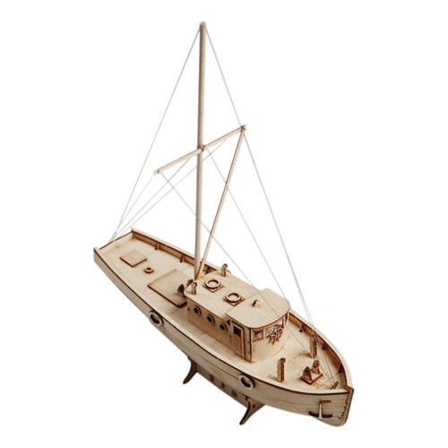 Scheepsmodelbouwpakketten, houten zeilboot, schaal 1:30 1