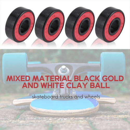 8 pièces de roulements céramiques à haute vitesse pour roue de skateboard 2